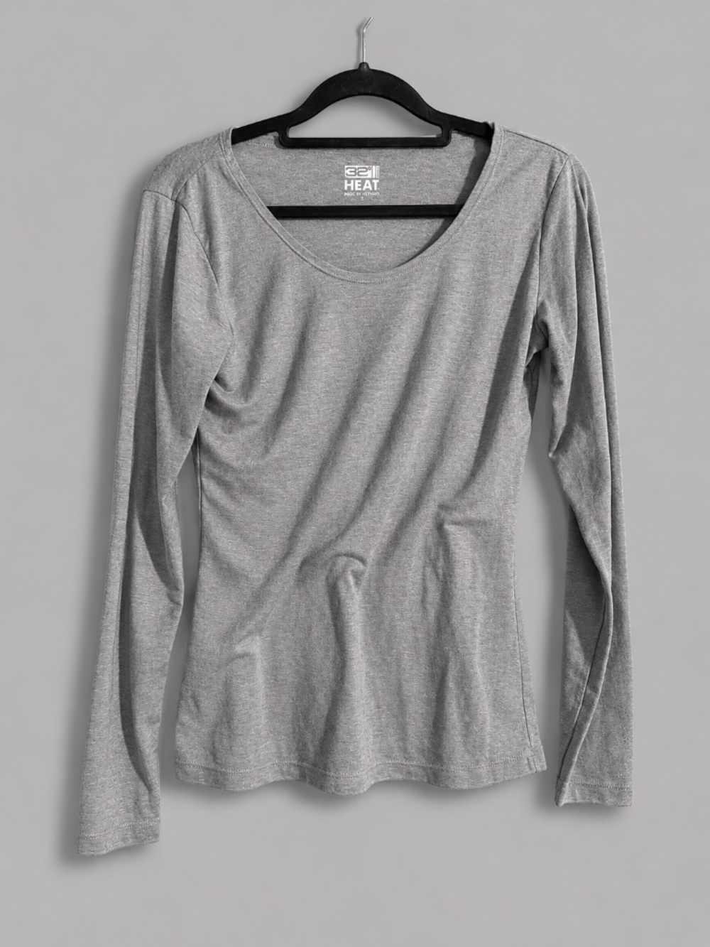 32 Degree Heat Long Sleeve Grey T-Shirt